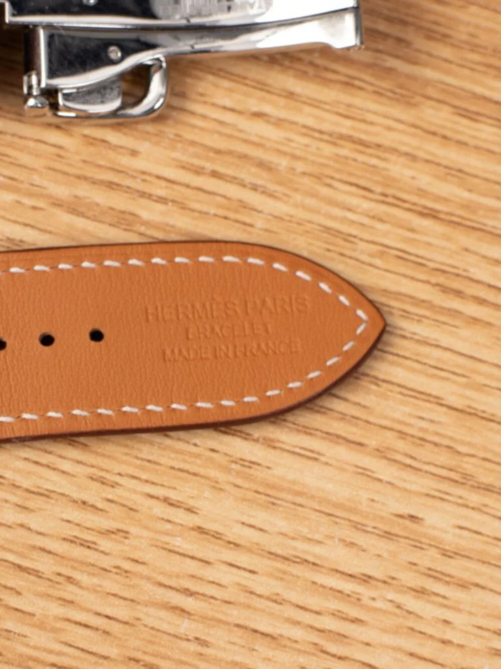 Apple Watch Hermes Hermès 45mm 44mm 42mm Single Tour Fauve Barenia Series 1-9 - Picture 5 of 10